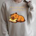 Just One More Chapter Capybara With Book Raglan Sleeve Sweatshirt Heather Forest Just One More Chapter Capybara With Book Raglan Sleeve Sweatshirt Heather Forest