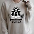 Just One More Chapter Cozy Gothic Book Lover Raglan Sleeve Sweatshirt Heather Forest Just One More Chapter Cozy Gothic Book Lover Raglan Sleeve Sweatshirt Heather Forest