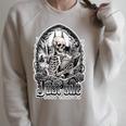 Just One More Chapter Gothic Skeleton Reading Occult Book Raglan Sleeve Sweatshirt Heather Forest Just One More Chapter Gothic Skeleton Reading Occult Book Raglan Sleeve Sweatshirt Heather Forest