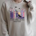 Just One More Chapter Romantasy Book Dragon Bookworm Bookish Raglan Sleeve Sweatshirt Heather Forest