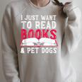 I Just Want To Read Books And Pet Dogs Cute Animal Reading Raglan Sleeve Sweatshirt Heather Forest I Just Want To Read Books And Pet Dogs Cute Animal Reading Raglan Sleeve Sweatshirt Heather Forest