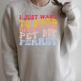 I Just Want To Read Books And Pet My Ferret Pet Lover Raglan Sleeve Sweatshirt Heather Forest I Just Want To Read Books And Pet My Ferret Pet Lover Raglan Sleeve Sweatshirt Heather Forest