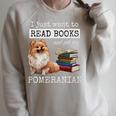 I Just Want To Read Books And Pet My Pomeranian Dog Premium Raglan Sleeve Sweatshirt Heather Forest I Just Want To Read Books And Pet My Pomeranian Dog Premium Raglan Sleeve Sweatshirt Heather Forest