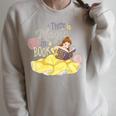 Kids Disney Beauty And The Beast Belle There Is Magic In A Book Raglan Sleeve Sweatshirt Heather Forest Kids Disney Beauty And The Beast Belle There Is Magic In A Book Raglan Sleeve Sweatshirt Heather Forest