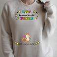 Kids Lucy Guest Book For First Day Of School Raglan Sleeve Sweatshirt Heather Forest