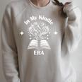 In My Kindle Era Botanical Flowers And Stars Book Lover Raglan Sleeve Sweatshirt Heather Forest In My Kindle Era Botanical Flowers And Stars Book Lover Raglan Sleeve Sweatshirt Heather Forest