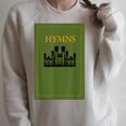 LDS Couples Costume Hymn Book Mormon Matching Raglan Sleeve Sweatshirt Heather Forest LDS Couples Costume Hymn Book Mormon Matching Raglan Sleeve Sweatshirt Heather Forest