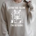Leave Me Alone I'm Reading Nerdy Cat Drink Coffee Read Book For Men Women Raglan Sleeve Sweatshirt Heather Forest Leave Me Alone I'm Reading Nerdy Cat Drink Coffee Read Book For Men Women Raglan Sleeve Sweatshirt Heather Forest