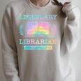 Legendary Librarian Established 1983 Library Book Birthday Raglan Sleeve Sweatshirt Heather Forest