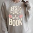 Let's Do This By The Book Raglan Sleeve Sweatshirt Heather Forest