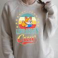 Librarian Crew Cute Library Dog Book Reading Men Women Raglan Sleeve Sweatshirt Heather Forest