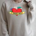 Librarian Library Assistant Libraries Rock Book Lover Raglan Sleeve Sweatshirt Heather Forest