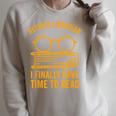 Librarian Retirement Library Books Lovers Raglan Sleeve Sweatshirt Heather Forest