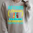 Librarian Retirement Retired Book Coworker Former 2025 Raglan Sleeve Sweatshirt Heather Forest Librarian Retirement Retired Book Coworker Former 2025 Raglan Sleeve Sweatshirt Heather Forest