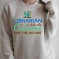 Librarian Shirts In It For The Outcome Tees Books Men Women Raglan Sleeve Sweatshirt Heather Forest