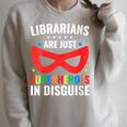 Librarians Are Just Superheroes In Disguise Library Book Tee Raglan Sleeve Sweatshirt Heather Forest Librarians Are Just Superheroes In Disguise Library Book Tee Raglan Sleeve Sweatshirt Heather Forest