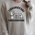 Libraries Are For Everyone Read Banned Book Librarian Reader Raglan Sleeve Sweatshirt Heather Forest Libraries Are For Everyone Read Banned Book Librarian Reader Raglan Sleeve Sweatshirt Heather Forest