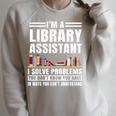 Library Assistant Books Librarian Associate Curator Keeper Raglan Sleeve Sweatshirt Heather Forest Library Assistant Books Librarian Associate Curator Keeper Raglan Sleeve Sweatshirt Heather Forest