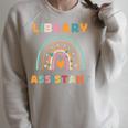 Library Assistant Funny Rainbow Reading Library Book Lover Raglan Sleeve Sweatshirt Heather Forest Library Assistant Funny Rainbow Reading Library Book Lover Raglan Sleeve Sweatshirt Heather Forest