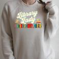 Library Lady School Librarian Cataloger Books Book Lover Raglan Sleeve Sweatshirt Heather Forest Library Lady School Librarian Cataloger Books Book Lover Raglan Sleeve Sweatshirt Heather Forest