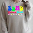 Library Read Banned Books Raglan Sleeve Sweatshirt Heather Forest