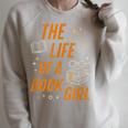 The Life Of A Book Girl Reader Aesthetic Graphic Raglan Sleeve Sweatshirt Heather Forest The Life Of A Book Girl Reader Aesthetic Graphic Raglan Sleeve Sweatshirt Heather Forest