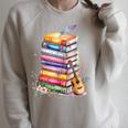 Life Of A Reader Lovers Book Nerds Bookworm Raglan Sleeve Sweatshirt Heather Forest