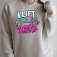 I Lift So I Can Carry More Books Reader Librarian Premium Tri-Blend Raglan Sleeve Sweatshirt Heather Forest I Lift So I Can Carry More Books Reader Librarian Premium Tri-Blend Raglan Sleeve Sweatshirt Heather Forest