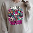 I Lift So I Can Carry More Books Reader Weightlifting Premium Tri-Blend Raglan Sleeve Sweatshirt Heather Forest I Lift So I Can Carry More Books Reader Weightlifting Premium Tri-Blend Raglan Sleeve Sweatshirt Heather Forest