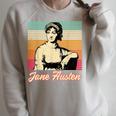 Literary Book Club Fans Vintage Jane Austen Raglan Sleeve Sweatshirt Heather Forest Literary Book Club Fans Vintage Jane Austen Raglan Sleeve Sweatshirt Heather Forest