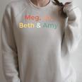 Little Women Alcott Book Meg Jo Beth Amy March Sisters Raglan Sleeve Sweatshirt Heather Forest Little Women Alcott Book Meg Jo Beth Amy March Sisters Raglan Sleeve Sweatshirt Heather Forest