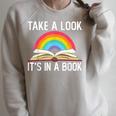 Take A Look Its In A Book Rainbow Reading Bookworm Book Raglan Sleeve Sweatshirt Heather Forest Take A Look Its In A Book Rainbow Reading Bookworm Book Raglan Sleeve Sweatshirt Heather Forest