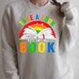 Take A Look It's In A Book Retro Groovy Reading Books Lovers Raglan Sleeve Sweatshirt Heather Forest Take A Look It's In A Book Retro Groovy Reading Books Lovers Raglan Sleeve Sweatshirt Heather Forest