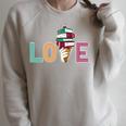 Love Ice Cream Readers Bookmarks Read Librarian Student Book Raglan Sleeve Sweatshirt Heather Forest