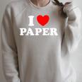 I Love Paper Page Book Drawing Handmade Art Craft News Raglan Sleeve Sweatshirt Heather Forest
