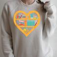 I Love Reading Heart Love Books Reading Club Raglan Sleeve Sweatshirt Heather Forest I Love Reading Heart Love Books Reading Club Raglan Sleeve Sweatshirt Heather Forest