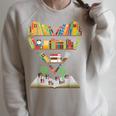 I Love Reading Heart Love Books l Books Lovers Raglan Sleeve Sweatshirt Heather Forest