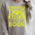 i Love Reading Tee All i Need Is My Dog And a Good Book Men Women Raglan Sleeve Sweatshirt Heather Forest i Love Reading Tee All i Need Is My Dog And a Good Book Men Women Raglan Sleeve Sweatshirt Heather Forest