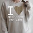 I Love Sherlock Holmes Mystery Books Novelty Raglan Sleeve Sweatshirt Heather Forest I Love Sherlock Holmes Mystery Books Novelty Raglan Sleeve Sweatshirt Heather Forest