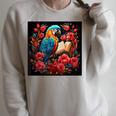 Macaw Reading A Book Raglan Sleeve Sweatshirt Heather Forest Macaw Reading A Book Raglan Sleeve Sweatshirt Heather Forest