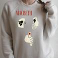 Macbeth William Shakespeare Vintage Book Cover Raglan Sleeve Sweatshirt Heather Forest Macbeth William Shakespeare Vintage Book Cover Raglan Sleeve Sweatshirt Heather Forest