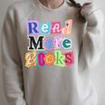 Magazine Letters Read More Books Raglan Sleeve Sweatshirt Heather Forest