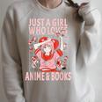 Manga Anime Stuff Just A Girl Who Loves Anime And Books Raglan Sleeve Sweatshirt Heather Forest Manga Anime Stuff Just A Girl Who Loves Anime And Books Raglan Sleeve Sweatshirt Heather Forest