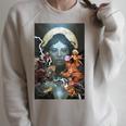Marvel Comixology Avengers Issue 2 Of 10 Comic Book Cover Raglan Sleeve Sweatshirt Heather Forest