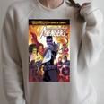 Marvel Comixology Avengers War Of Vampires Comic Book Cover Raglan Sleeve Sweatshirt Heather Forest