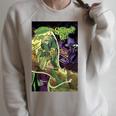 Marvel Comixology Squirrel-Girl And Kang Comic Book Cover Raglan Sleeve Sweatshirt Heather Forest Marvel Comixology Squirrel-Girl And Kang Comic Book Cover Raglan Sleeve Sweatshirt Heather Forest