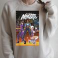 Marvel Comixology West Coast Avengers 8 Comic Book Cover Raglan Sleeve Sweatshirt Heather Forest