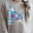 Marvel Morbius Comic Book Retro Raglan Sleeve Sweatshirt Heather Forest