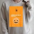 Marvel Spider-Man Life Story The 70's Comic Book Cover Raglan Sleeve Sweatshirt Heather Forest