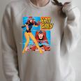 Marvel X-Men '97 Jean Grey Vintage Classic Comic Book Panels Raglan Sleeve Sweatshirt Heather Forest